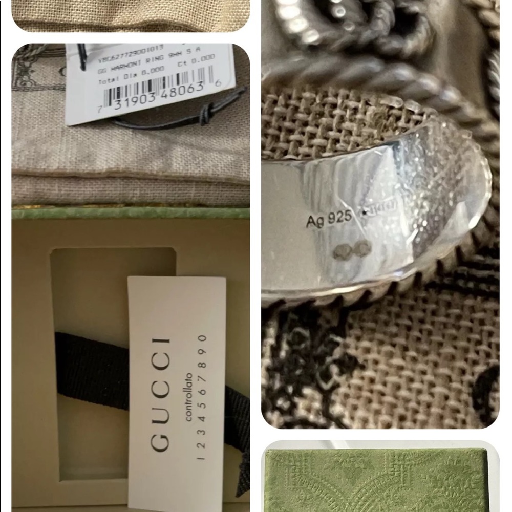 Gucci sliver ring